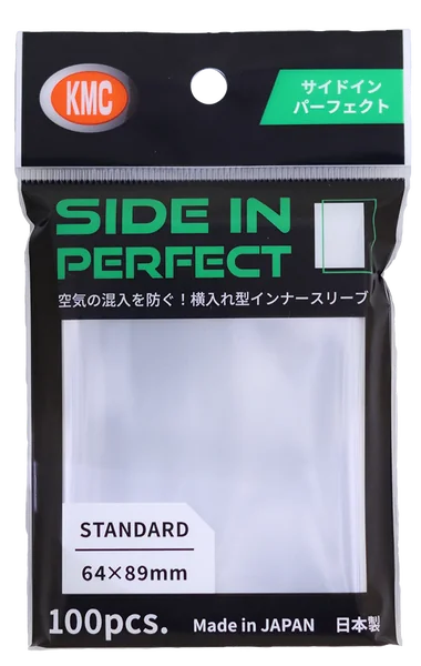 KMC - Side In Perfect ( Standard Size ) Inner Sleeve ซองใส ใส่การ์ด ด้านข้าง ขนาดพอดี ชั้นในสุด 100 ซอง สำหรับ Pokemon, MTG, Lorcana image 2