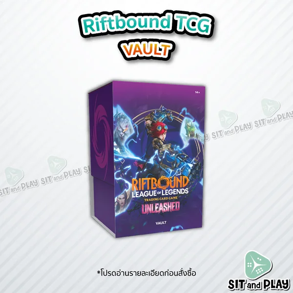Riftbound Unleashed Vault การ์ดเกม ภาษาอังกฤษ จากผู้สร้าง League of Legends (LOL)