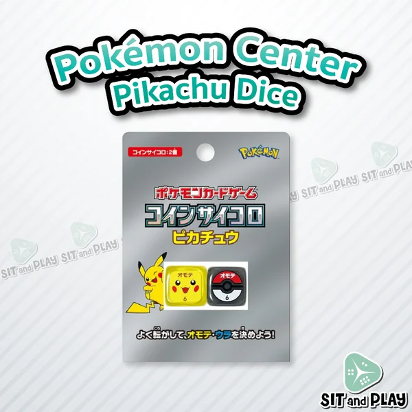 Pokemon Center - Pikachu Dice ลูกเต๋า พิคาชู ของแท้ 100% (นำเข้าจากญี่ปุ่น) Pokemon Center - Pikachu Dice ลูกเต๋า พิคาชู ของแท้ 100% (นำเข้าจากญี่ปุ่น)