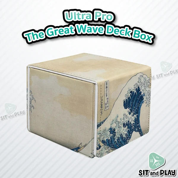Ultra Pro - The Great Wave off Kanagawa Deck Box กล่องใส่เด็ค ใส่การ์ด สูงสุด 100 ใบ Ultra Pro - The Great Wave off Kanagawa Deck Box กล่องใส่เด็ค ใส่การ์ด สูงสุด 100 ใบ