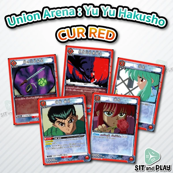 UA - Yu Yu Hakusho CUR Red Single Card การ์ดเกม Union Arena แยกใบขาย