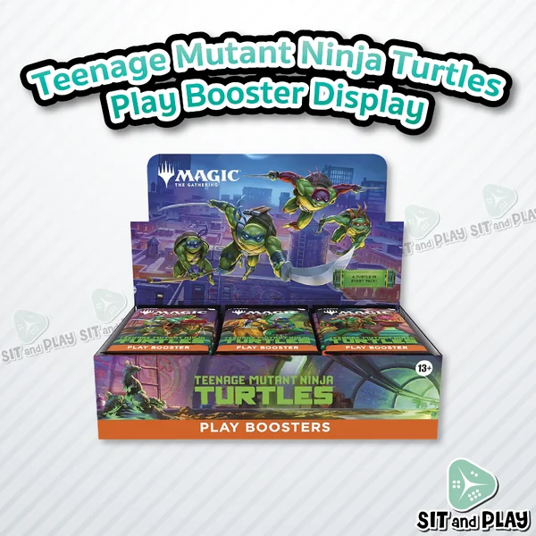 MTG - Teenage Mutant Ninja Turtles - Play Booster Display ภาษาอังกฤษ Magic The Gathering ของแท้ 100% MTG - Teenage Mutant Ninja Turtles - Play Booster Display ภาษาอังกฤษ Magic The Gathering ของแท้ 100%