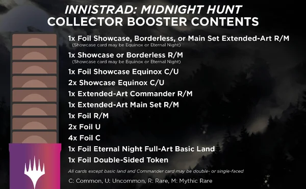 MTG - Innistrad: Midnight Hunt - Collector Booster Pack การ์ดเมจิก Magic the Gathering image 2 MTG - Innistrad: Midnight Hunt - Collector Booster Pack การ์ดเมจิก Magic the Gathering image 2