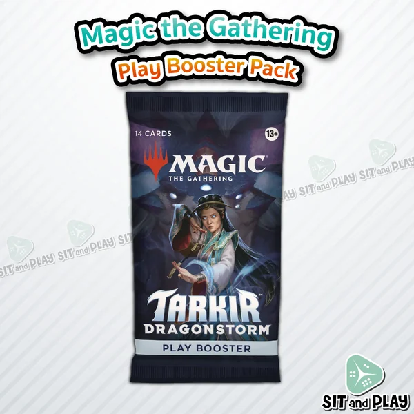 MTG - Tarkir: Dragonstorm - Play Booster Pack การ์ดเมจิก Magic the Gathering MTG - Tarkir: Dragonstorm - Play Booster Pack การ์ดเมจิก Magic the Gathering