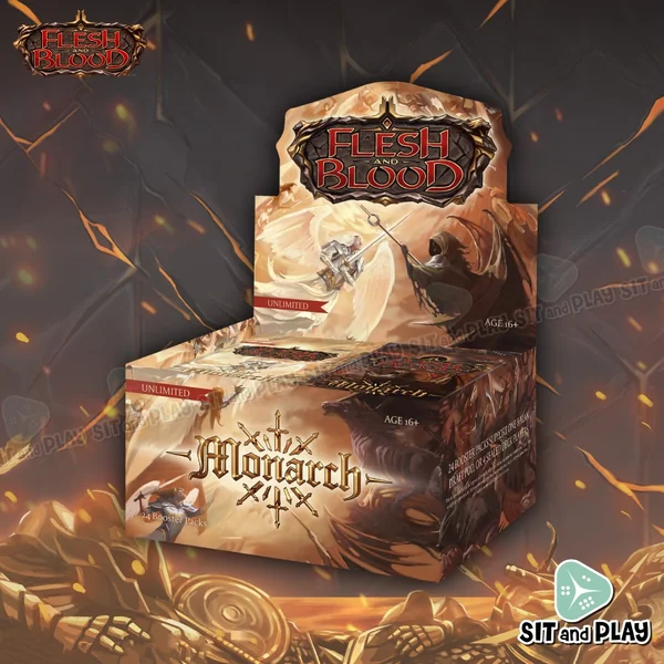 Flesh and Blood TCG : Monarch Booster Box - Unlimited ซองสุ่มการ์ดเกม 1 กล่อง (ซองการ์ด 24 แพ็ค) Flesh and Blood TCG : Monarch Booster Box - Unlimited ซองสุ่มการ์ดเกม 1 กล่อง (ซองการ์ด 24 แพ็ค)