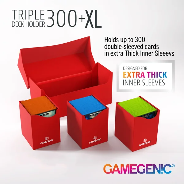 Gamegenic - Triple Deck Holder 300+ XL ชุดกล่องใส่การ์ด 3 เด็ค ใส่การ์ดได้ 300 ใบ image 2