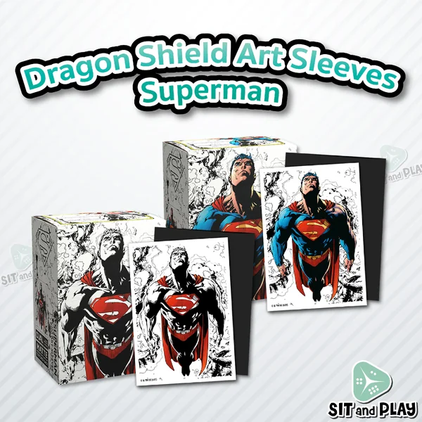 Dragon Shield - Superman - Dual Matte Art Sleeves ซองใส่การ์ด 100 ซอง ลิขสิทธิ์แท้ 100% (Standard Size)