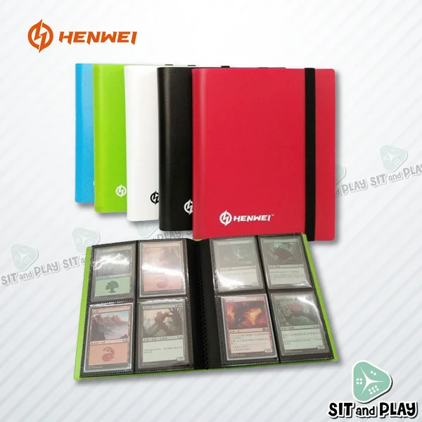 Henwei - 4 Pocket Binder แฟ้ม อัลบั้ม ใส่การ์ด หน้าละ 4 ช่อง เก็บการ์ดได้ 160 ใบ สำหรับเก็บการ์ดสะสม Henwei - 4 Pocket Binder แฟ้ม อัลบั้ม ใส่การ์ด หน้าละ 4 ช่อง เก็บการ์ดได้ 160 ใบ สำหรับเก็บการ์ดสะสม