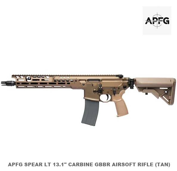 APFG SPEAR LT 13.1" CARBINE GBBR AIRSOFT RIFLE (TAN) ออเดอร์ล่วงหน้า APFG SPEAR LT 13.1" CARBINE GBBR AIRSOFT RIFLE (TAN) ออเดอร์ล่วงหน้า
