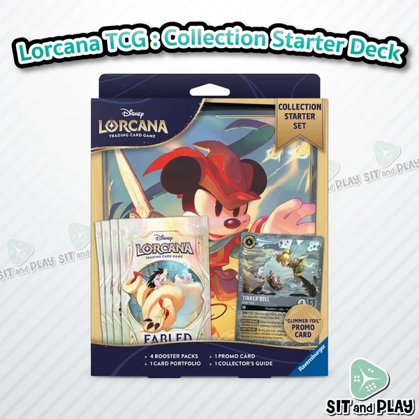 Lorcana - Collection Starter Set - Fabled ภาษาอังกฤษ ของแท้ Disney Lorcana - Collection Starter Set - Fabled ภาษาอังกฤษ ของแท้ Disney