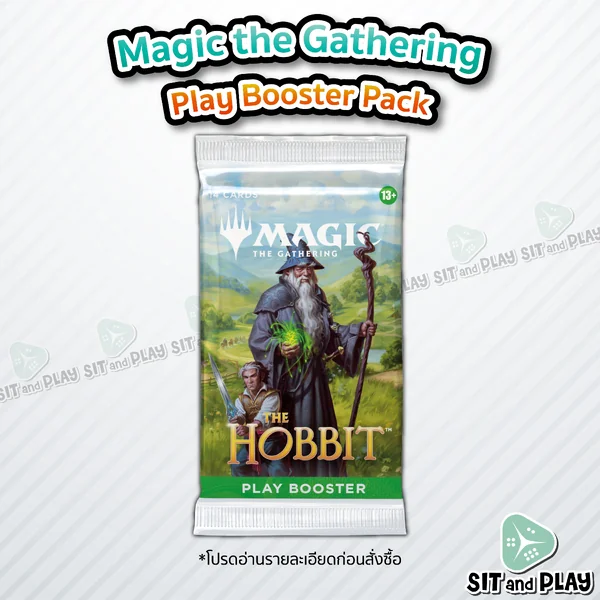 MTG - The Hobbit - Play Booster Pack ภาษาอังกฤษ Magic The Gathering ของแท้ 100% MTG - The Hobbit - Play Booster Pack ภาษาอังกฤษ Magic The Gathering ของแท้ 100%