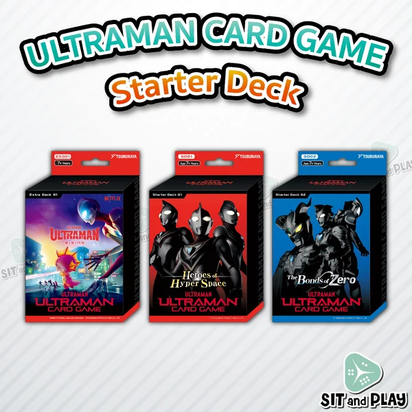 Ultraman Card Game - Starter Deck - SD01 / SD02 / EXD01 (English) เด็คพร้อมเล่น การ์ดเกม อุลตร้าแมน ภาษาอังกฤษ