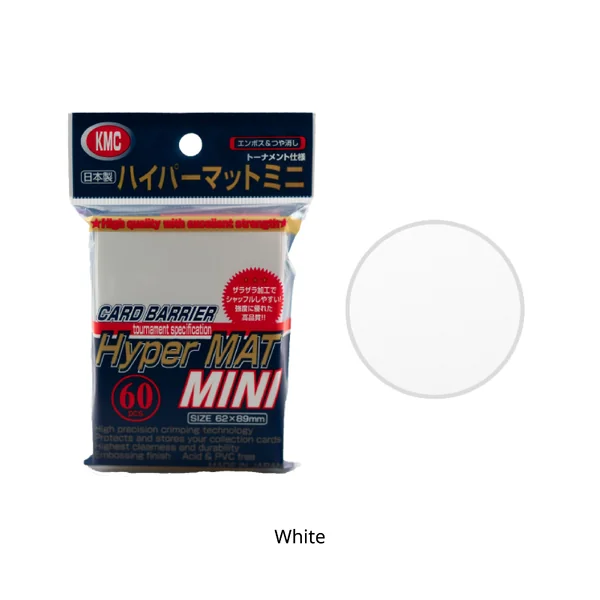 KMC - Hyper MAT ( Mini Size ) Card Barrier ซองใส่การ์ด สำหรับ Yugioh, Vanguard ( 60 ซอง ) ขนาดซอง 62x89 mm image 5 KMC - Hyper MAT ( Mini Size ) Card Barrier ซองใส่การ์ด สำหรับ Yugioh, Vanguard ( 60 ซอง ) ขนาดซอง 62x89 mm image 5