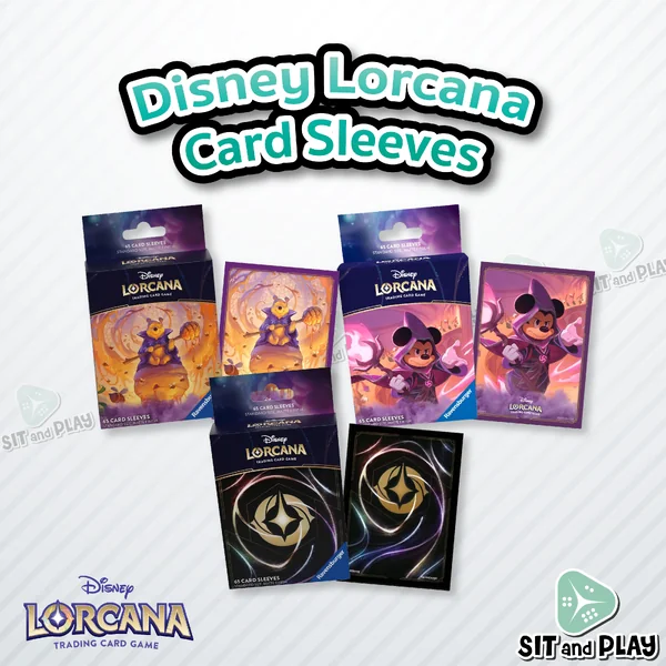 lorcana card back sleeves Disney TCG: - Scar You’ll gather with Illumineers and glimmers near the Great Illuminary for games Disney Lorcana TCG Japanese Version