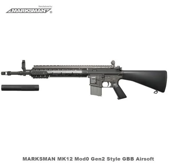 MARKSMAN MK12 Mod0 Gen 2 Style GBB Airsoft (ออเดอร์ล่วงหน้า) MARKSMAN MK12 Mod0 Gen 2 Style GBB Airsoft (ออเดอร์ล่วงหน้า)