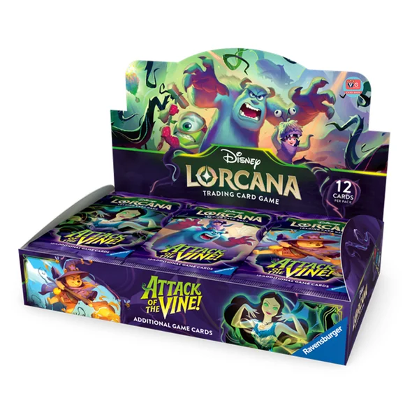 Lorcana - Booster Box : Attack of the Vine (Set 13) ภาษาอังกฤษ ของแท้ Disney image 2