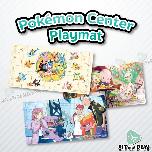 Pokemon Center - Playmat แผ่นรองเล่น การ์ดเกมโปเกมอน ลิขสิทธิ์แท้ 100% (จากญี่ปุ่น)