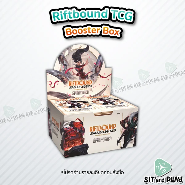 Riftbound Spiritforged Booster Box การ์ดเกม ภาษาอังกฤษ จากผู้สร้าง League of Legends (LOL)