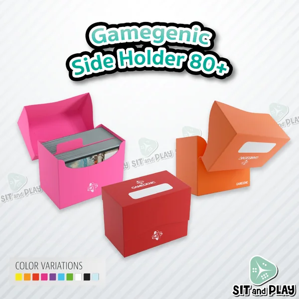 Gamegenic - Side Holder 80+ กล่องใส่เด็ค กล่องใส่การ์ด แนวนอน เก็บการ์ดได้ 80 ใบ Gamegenic - Side Holder 80+ กล่องใส่เด็ค กล่องใส่การ์ด แนวนอน เก็บการ์ดได้ 80 ใบ