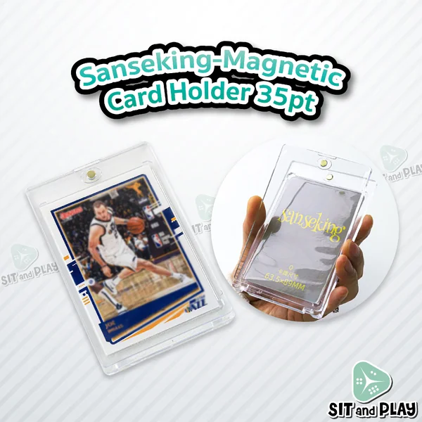 Sanseking - Magnetic Card Holder 35pt - กรอบแม่เหล็ก ใส่การ์ดสะสม ป้องกัน UV Sanseking - Magnetic Card Holder 35pt - กรอบแม่เหล็ก ใส่การ์ดสะสม ป้องกัน UV