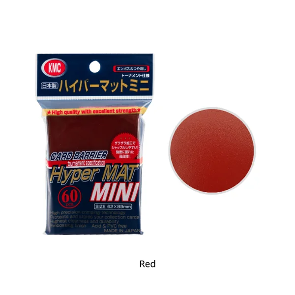 KMC - Hyper MAT ( Mini Size ) Card Barrier ซองใส่การ์ด สำหรับ Yugioh, Vanguard ( 60 ซอง ) ขนาดซอง 62x89 mm image 4 KMC - Hyper MAT ( Mini Size ) Card Barrier ซองใส่การ์ด สำหรับ Yugioh, Vanguard ( 60 ซอง ) ขนาดซอง 62x89 mm image 4