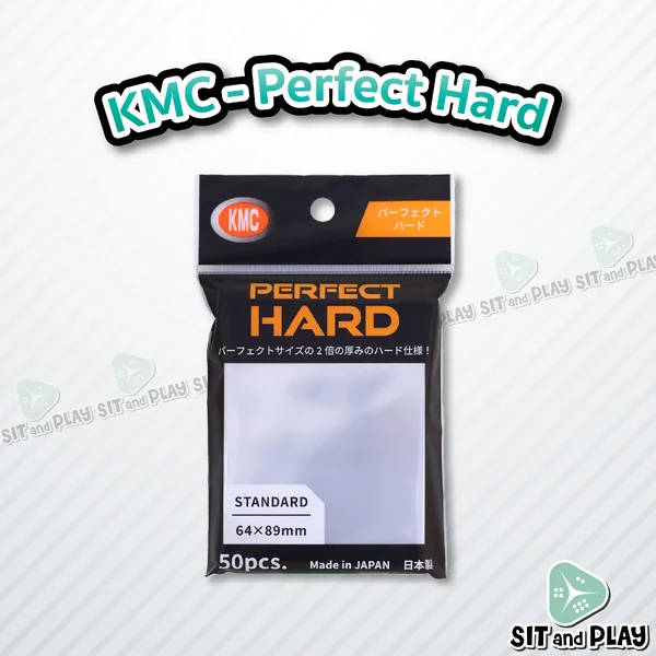 KMC - Perfect Hard ( Standard Size ) Thick and Rigid Inner Sleeve ซองใส ใส่การ์ด ขนาดพอดี ชั้นในสุด แบบหนา ( 50 ซอง ) สำหรับ Pokemon, MTG KMC - Perfect Hard ( Standard Size ) Thick and Rigid Inner Sleeve ซองใส ใส่การ์ด ขนาดพอดี ชั้นในสุด แบบหนา ( 50 ซอง ) สำหรับ Pokemon, MTG
