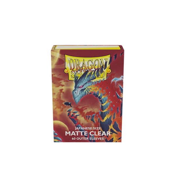 Dragon Shield - Outer Sleeves Japanese Size - 60 Matte Clear - ซองคลุม ชั้นนอกสุด ( Yugioh, Vanguard, Battle Spirits ) image 3