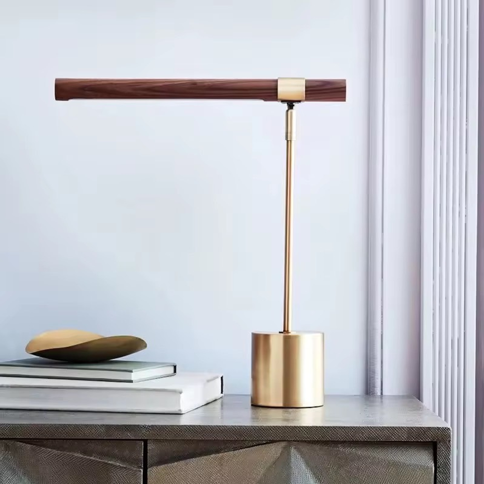 โคมไฟตั้งโต๊ะ โมเดิร์น สไตล์นอร์ดิก Modern Nordic style table lamp Meta + Marble LED Included IP20
