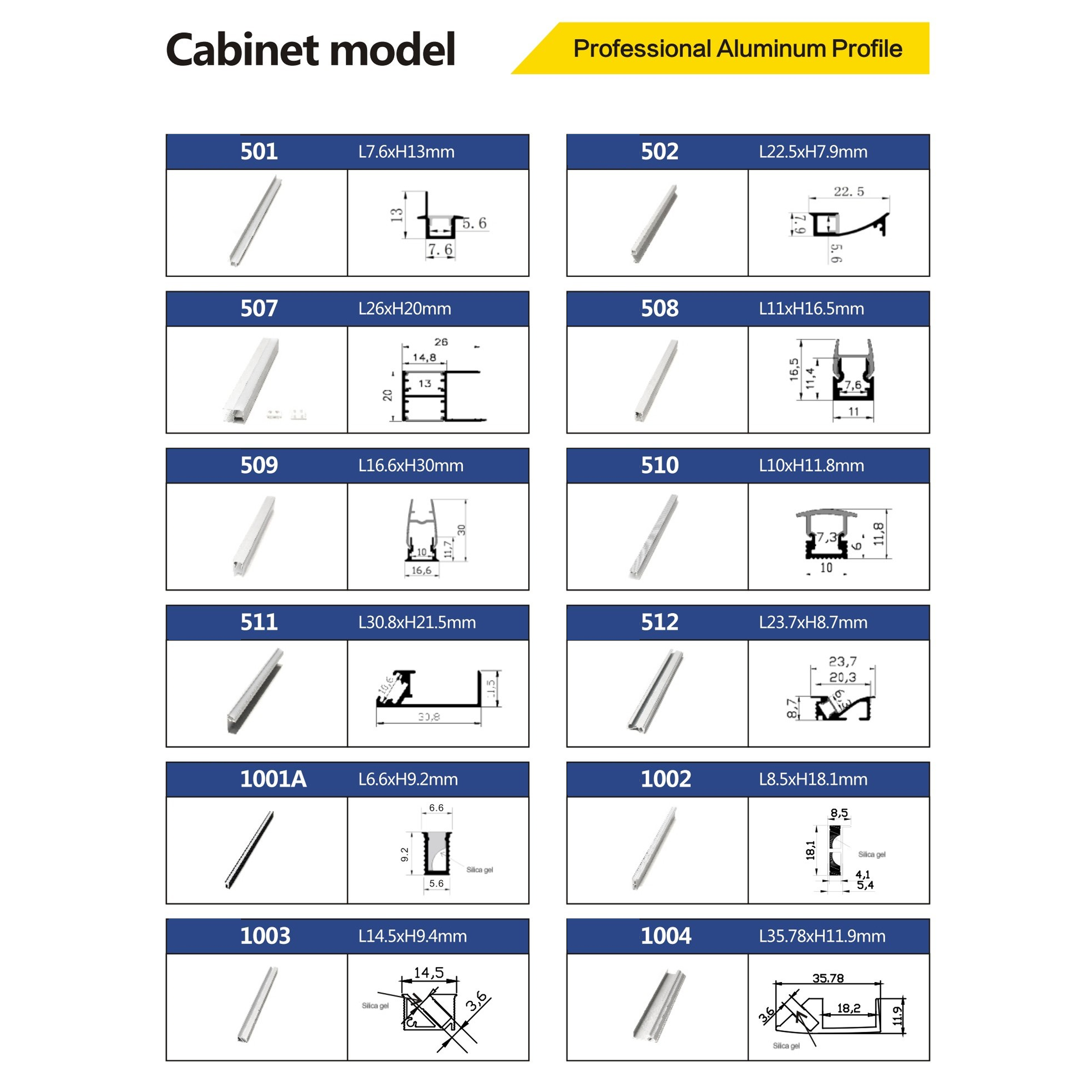 011 รางไฟเส้น ไฟริบบิ้น Neon Flex Aluminum Profile หลากหลายแบบให้เลือก