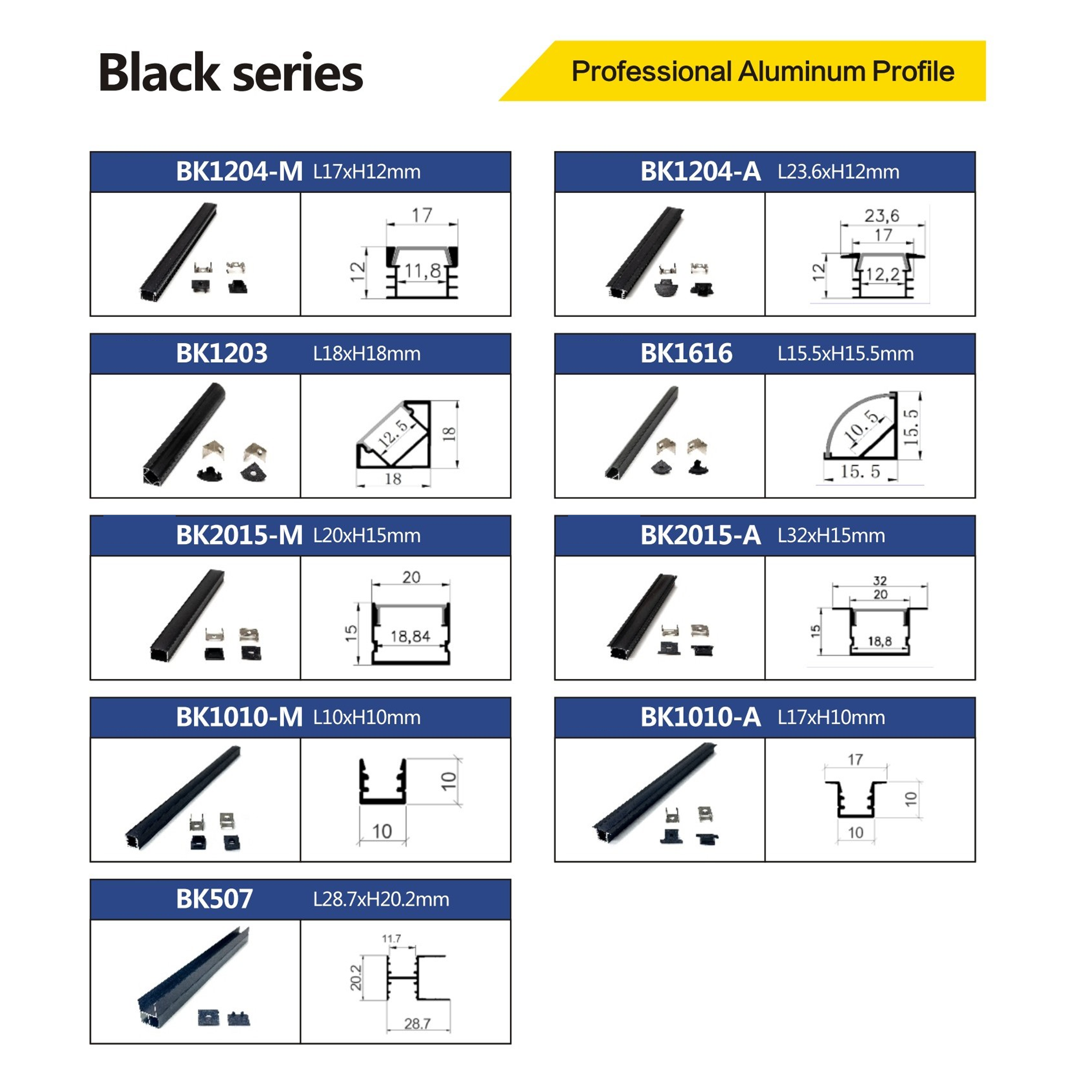 011 รางไฟเส้น ไฟริบบิ้น Neon Flex Aluminum Profile หลากหลายแบบให้เลือก