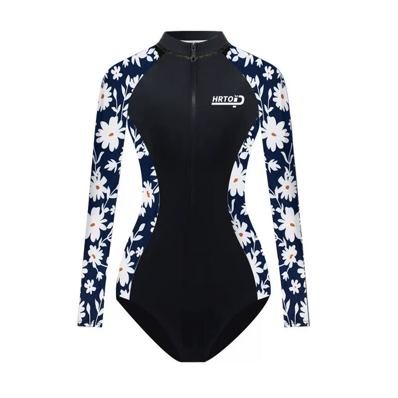 ชุดว่ายน้ำ แขนยาว บอดี้สูท รหัส SW3806