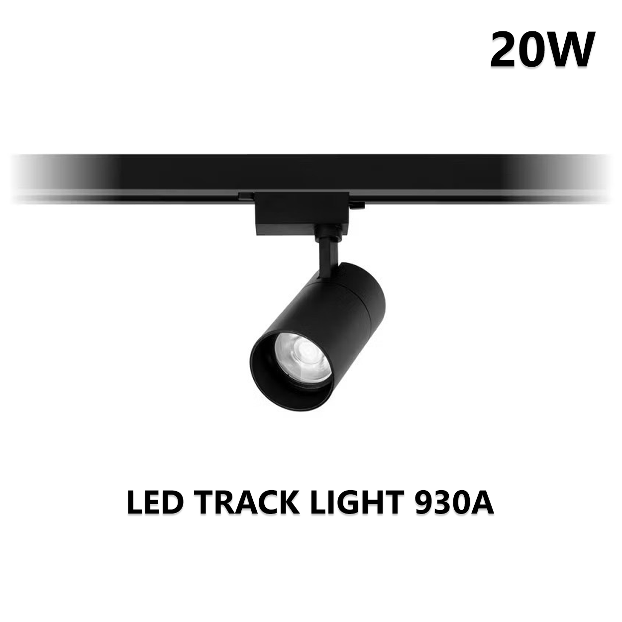 โคมไฟแทรคไลท์ LED Track light Aluminum + PC Optical lens IP20
