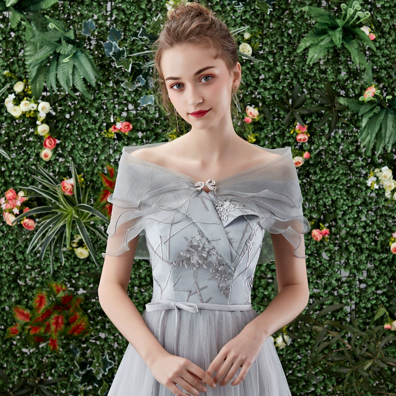 ผ้าคลุมไหล่ ผ้าแก้ว ชุดออกงาน พร้อมส่งในไทย