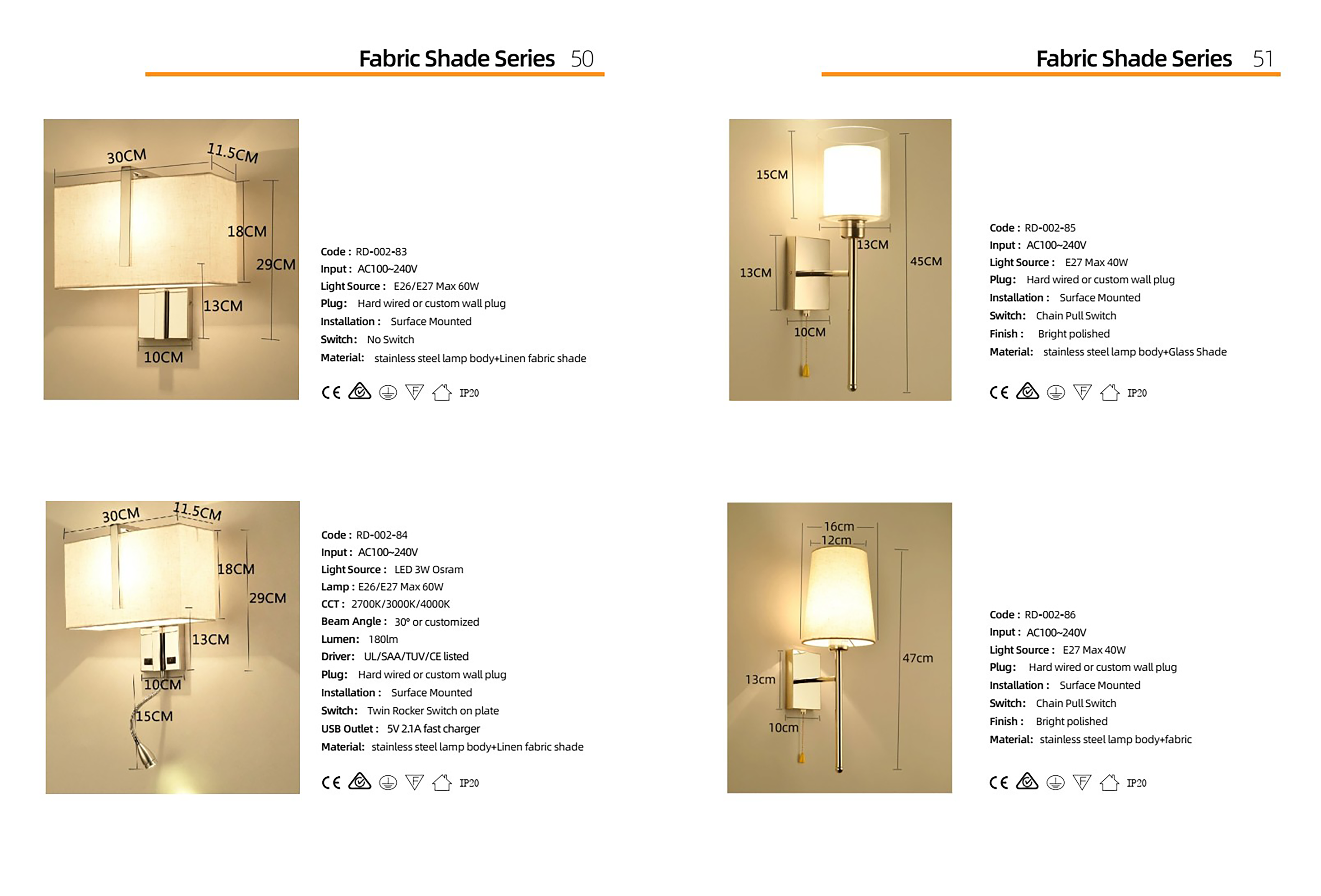 โคมไฟหัวเตียง โคมไฟติดผนังอ่านหนังสือ Wall Reading lamp