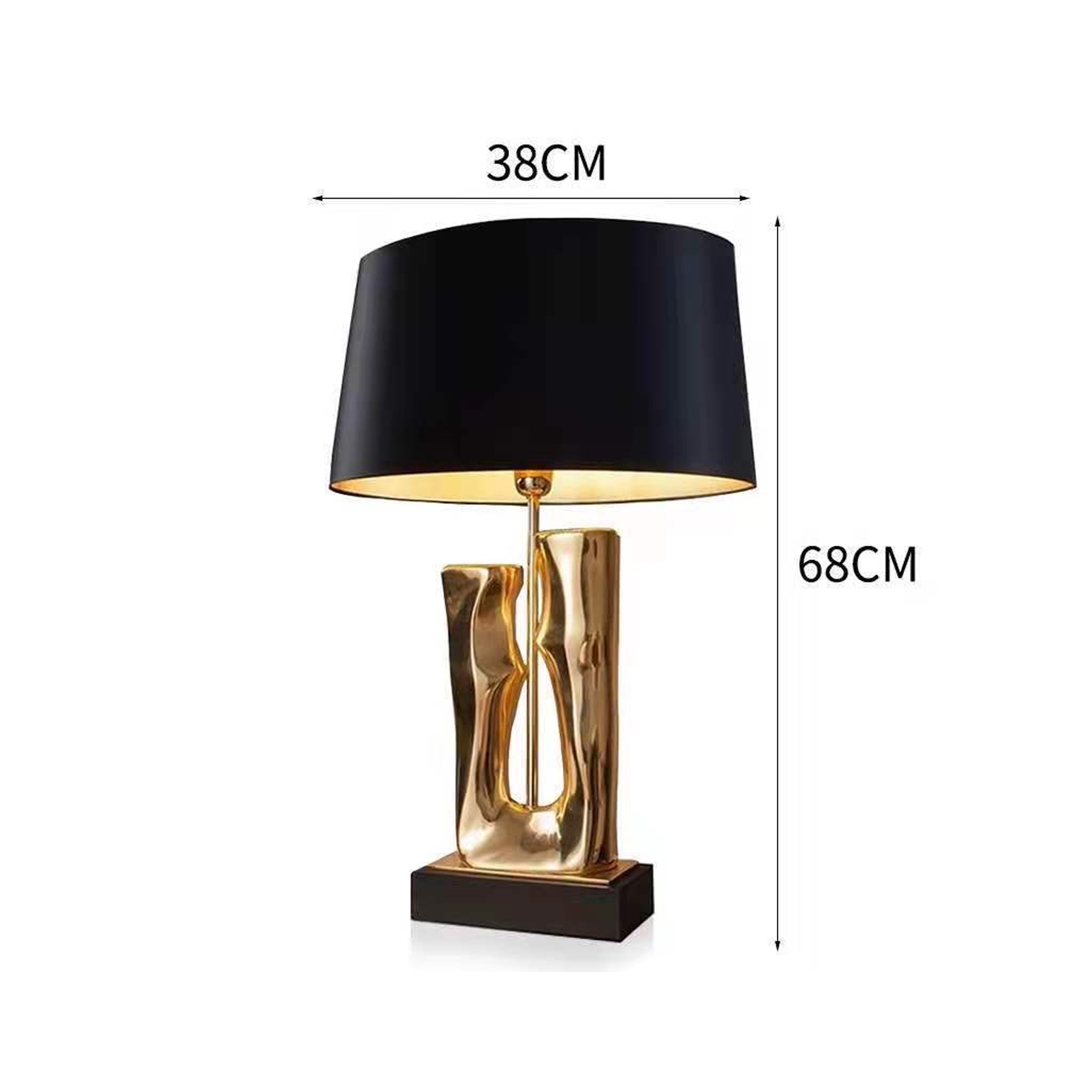 โคมไฟตั้งโต๊ะ สไตล์นอร์ดิก Nordic style table lamp Resin + Hardware + Fabric LED E27x1 IP20