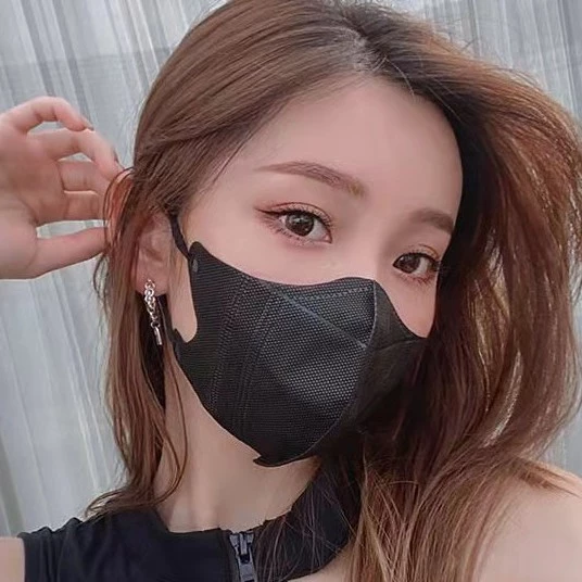 แมส Mask 3D สีดำ (10 ชิ้น) สินค้าพร้อมส่ง