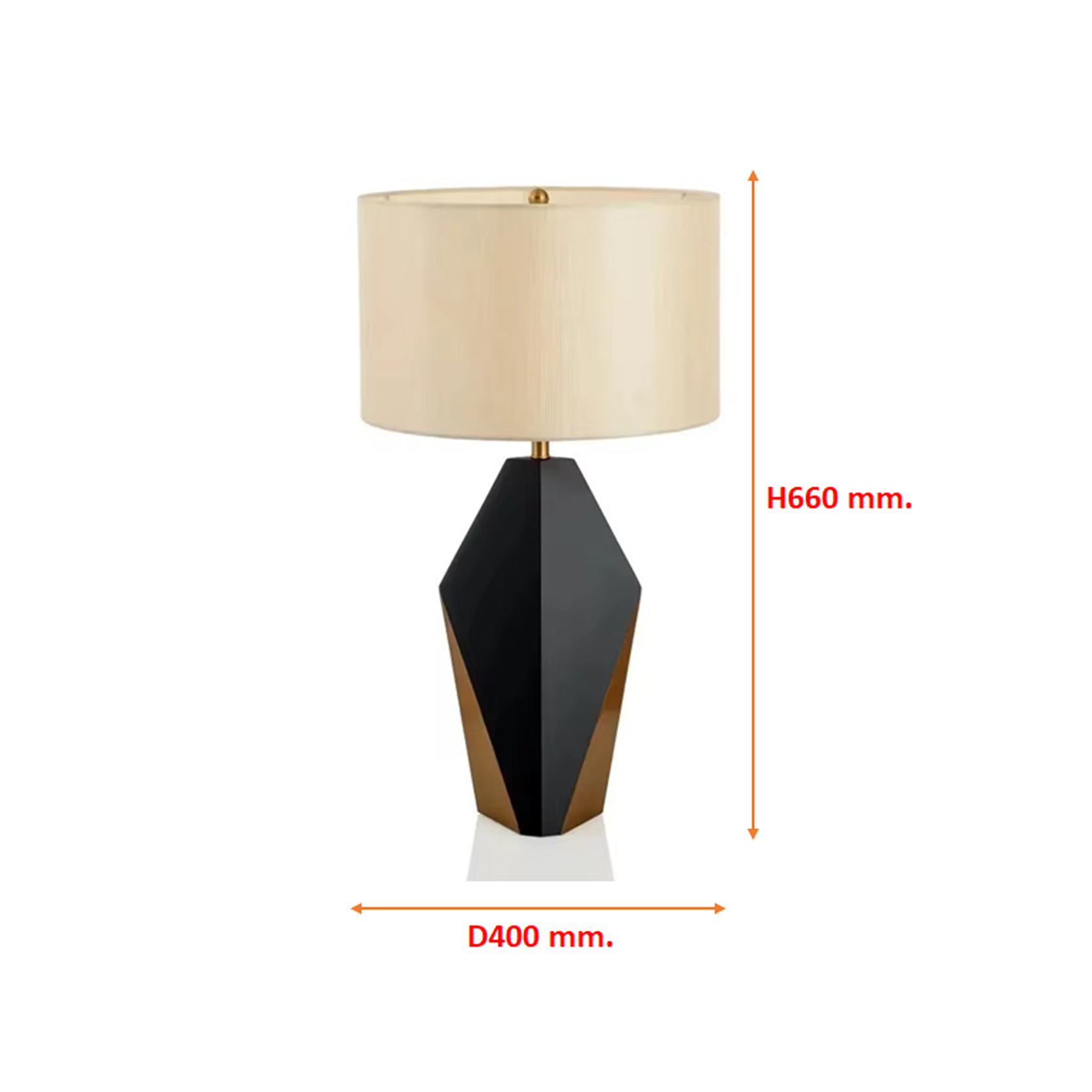 โคมไฟตั้งโต๊ะ สไตล์นอร์ดิก Nordic style table lamp Metal + Fabric LED E27X1 IP20
