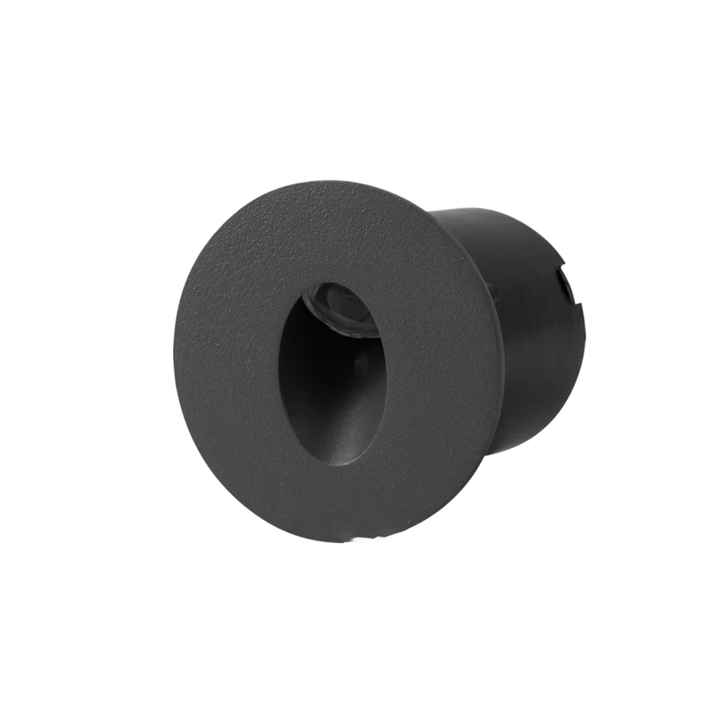 ไฟบันไดทรงกลมฝังผนัง Recessed round step light รุ่น 012Y LED 2W IP20 ไฟตกแต่งขั้นบันไดแนวโมเดิร์น