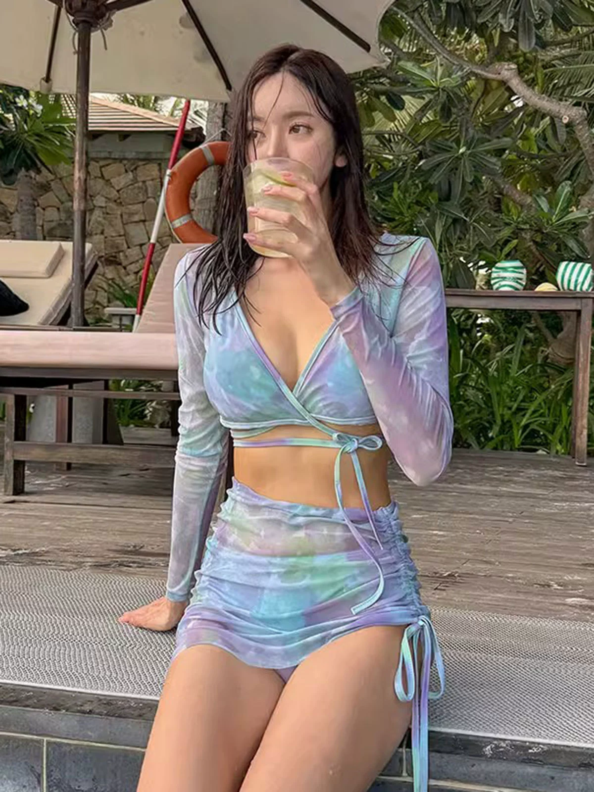 ชุดว่ายน้ำ บิกินี่ ครบเซท สินค้าพร้อมส่งในไทย