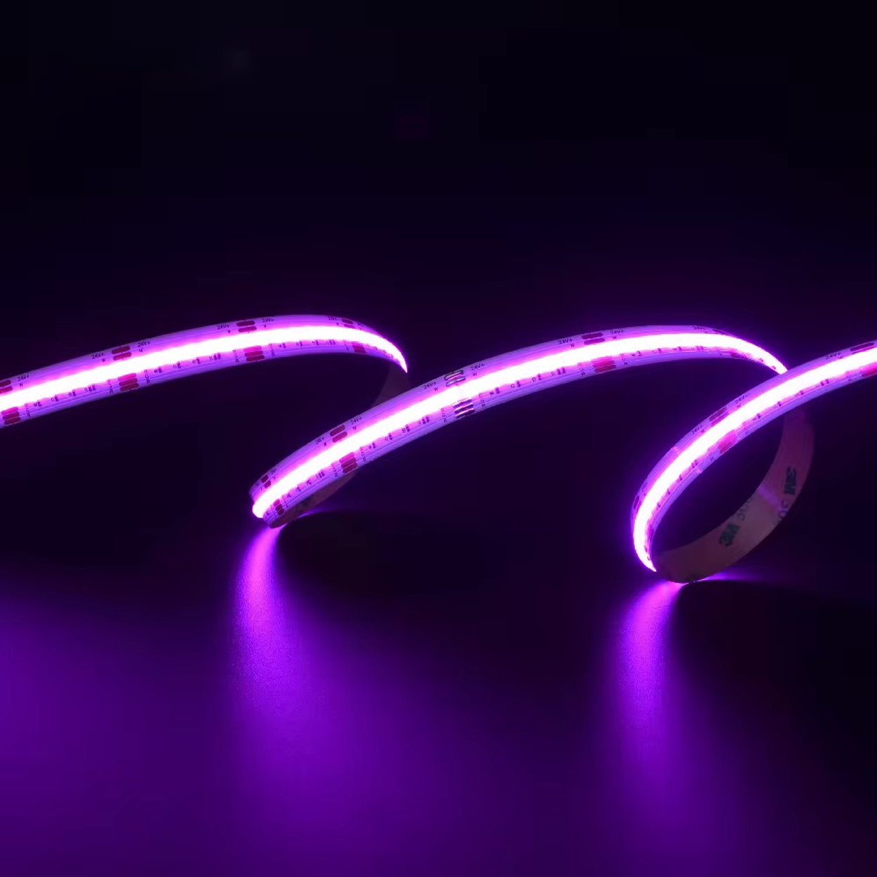 ไฟเส้น ไฟริบบิ้น LED Strip Light COB 16W, 24V, RGBW (Warm White 3000K) CRI90, 848lm, IP65, Heat Shrink Tube, Size 12 mm.