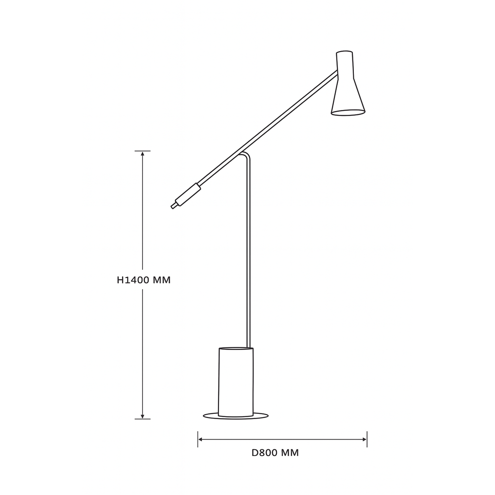 โคมไฟหรูหราสำหรับบ้านและคอนโด Luxury Floor Lamp Marble + Iron Black LED E27x1
