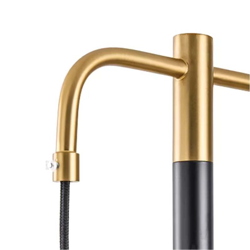 โคมไฟตั้งพื้น ทรงโดมทอง ฐานหินอ่อน สไตล์โมเดิร์น Floor lamp Marble + Iron LED E27x1