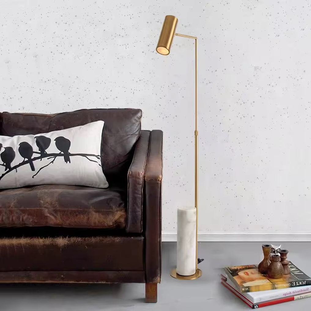 โคมไฟตั้งพื้นฐานหินอ่อน Marble base luxury floor lamp LED GU10 x1 IP20