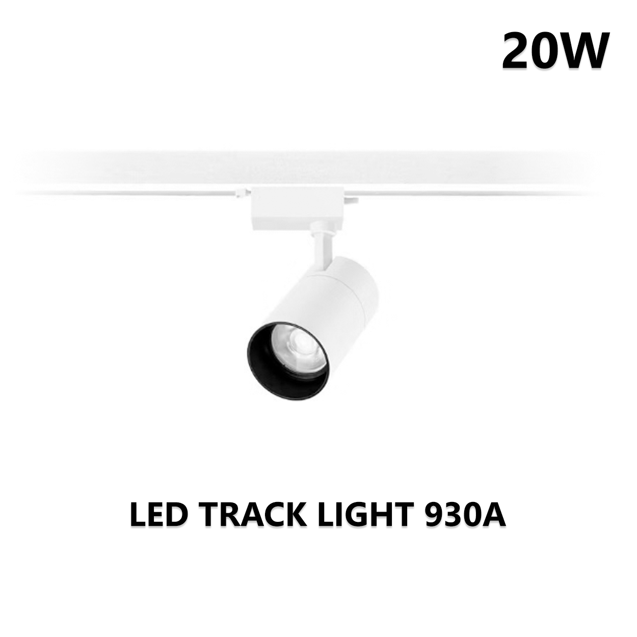 โคมไฟแทรคไลท์ LED Track light Aluminum + PC Optical lens IP20