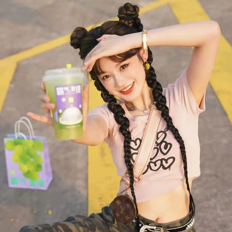 ไหมถักเปีย เกลียว สไตล์สาวจีน อาหมวย