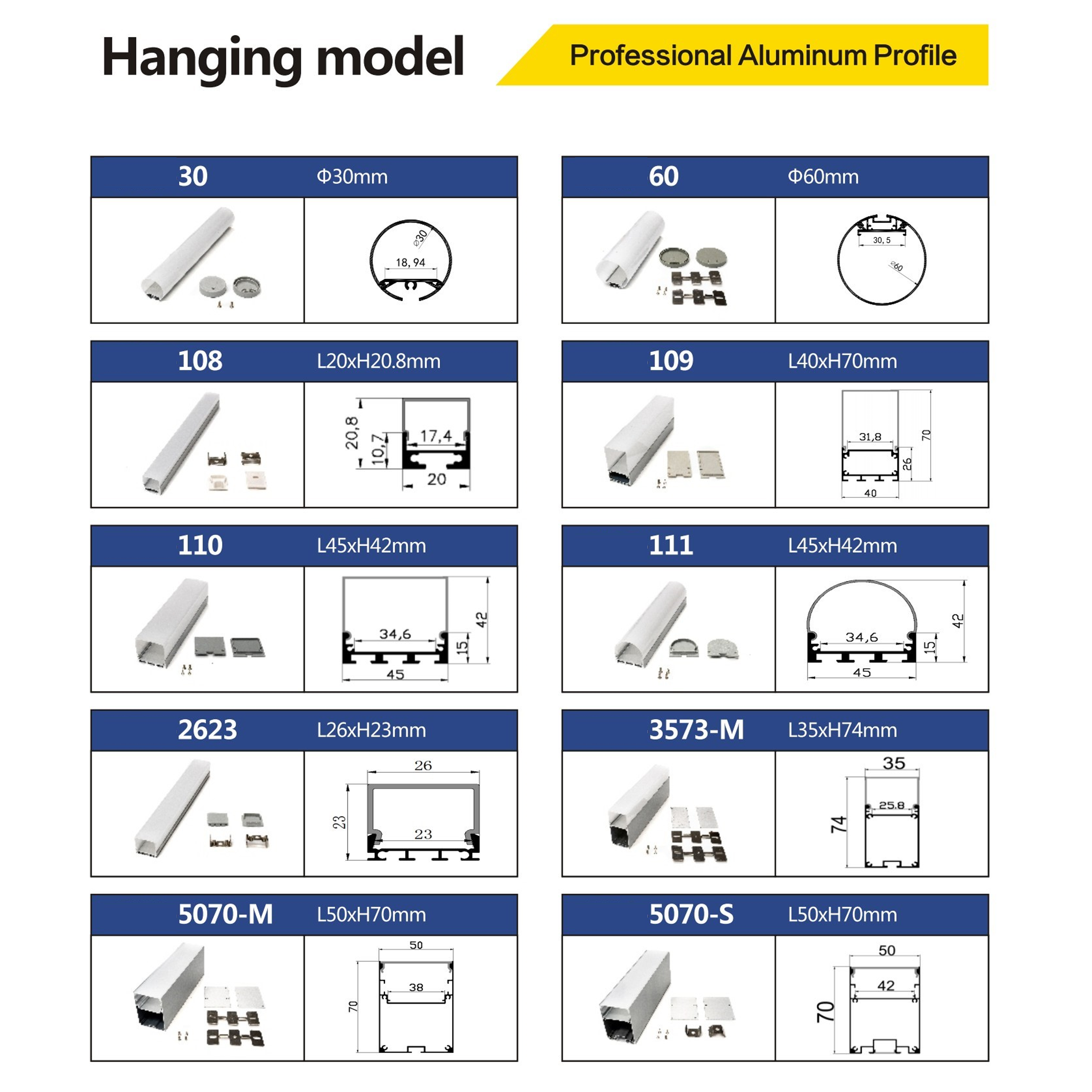 011 รางไฟเส้น ไฟริบบิ้น Neon Flex Aluminum Profile หลากหลายแบบให้เลือก