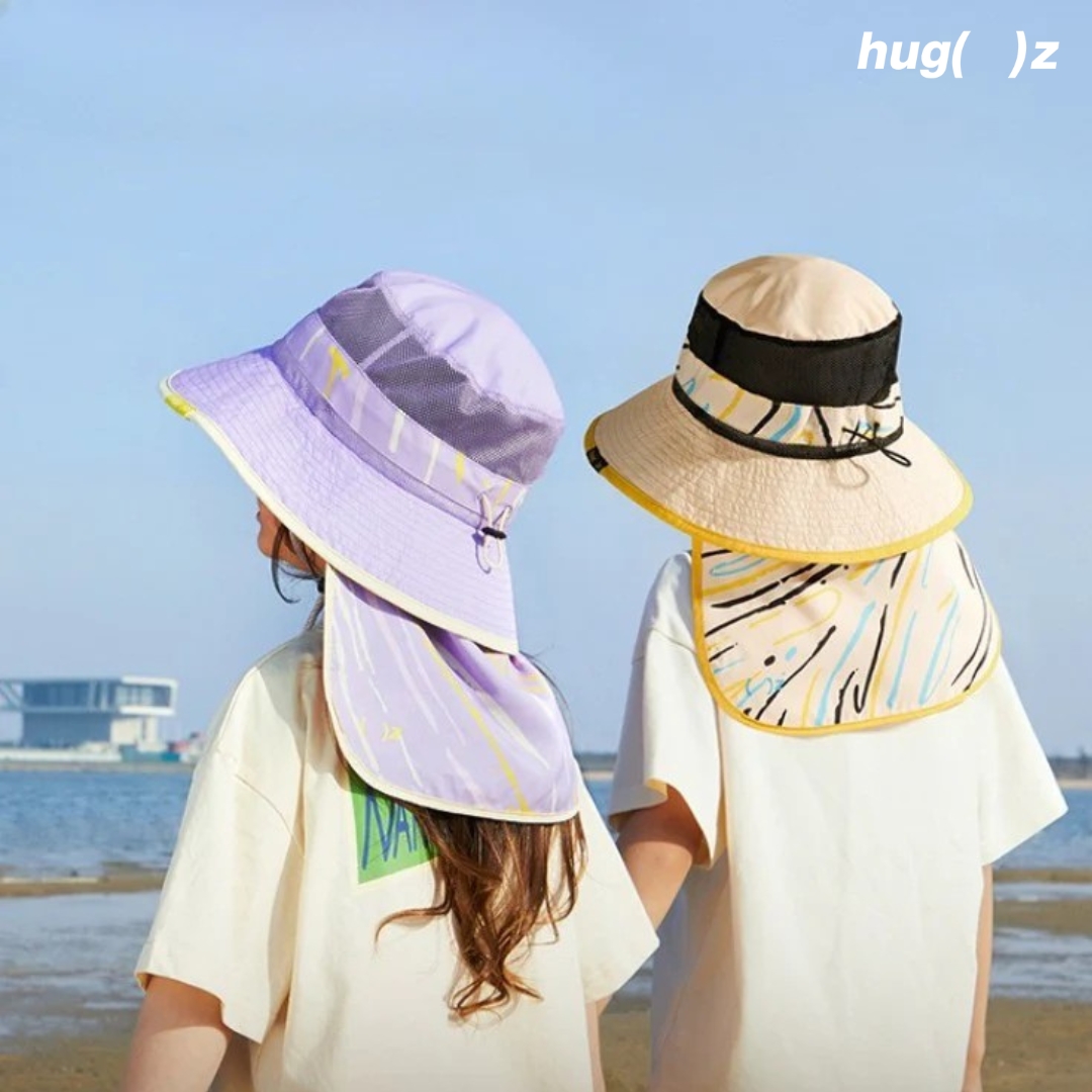Hug Z Sun Snap Hat หมวกกันแดดพับเก็บได้สำหรับลูกน้อย - hugzthailand