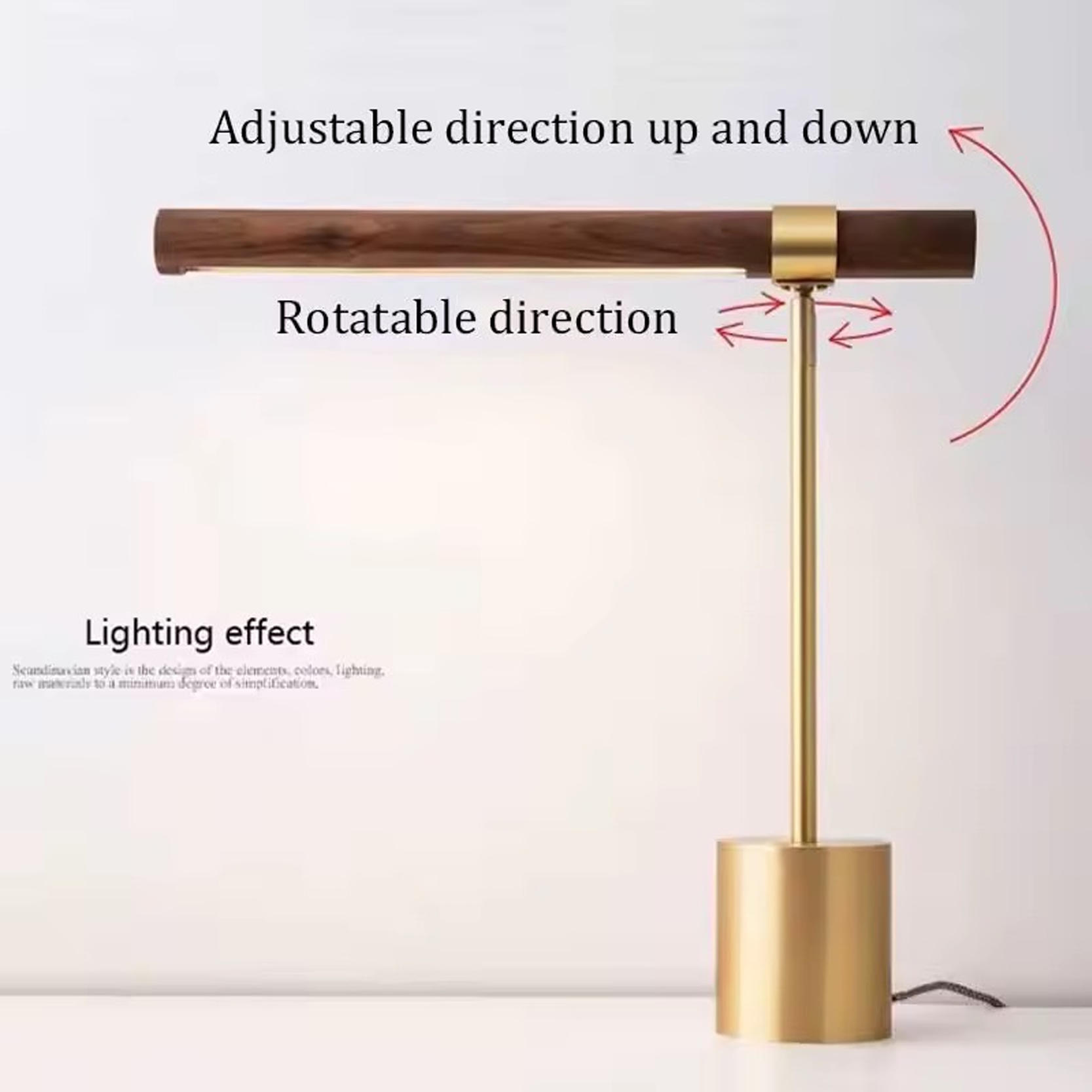 โคมไฟตั้งโต๊ะ โมเดิร์น สไตล์นอร์ดิก Modern Nordic style table lamp Meta + Marble LED Included IP20