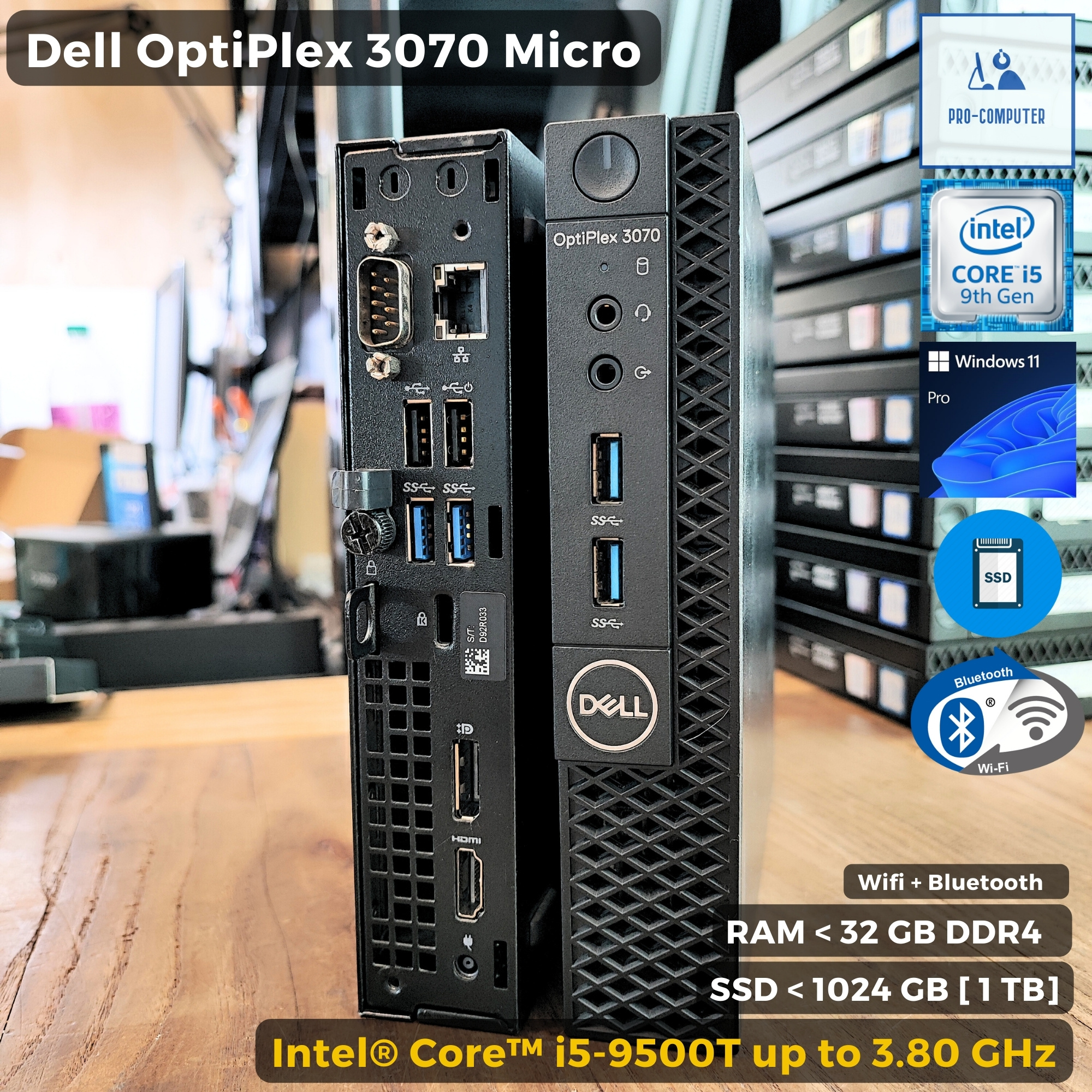 美品DELL OptiPlex 3010 SSDほぼ新品/ Win11Pro