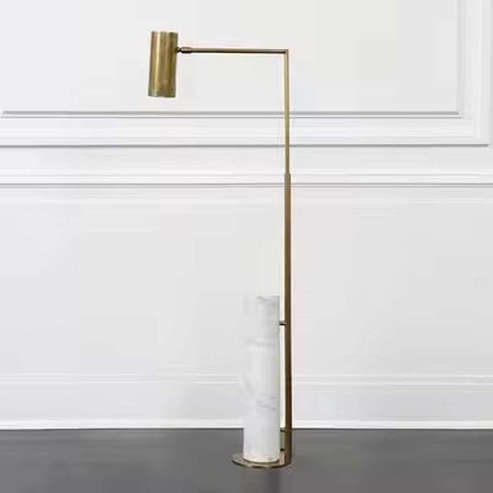 โคมไฟตั้งพื้นฐานหินอ่อน Marble base luxury floor lamp LED GU10 x1 IP20